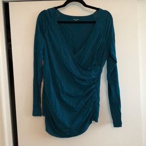 Garnet Hill Wrap Long Sleeve Tee